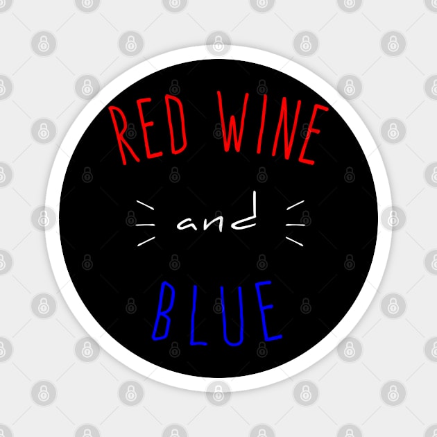 Red Wine And Blue Magnet by Flippin' Sweet Gear